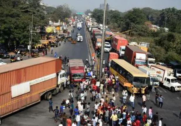 Truck Drivers Strike